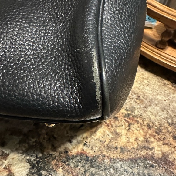 Dooney & Bourke Black Leather Bag - Picture 4 of 9